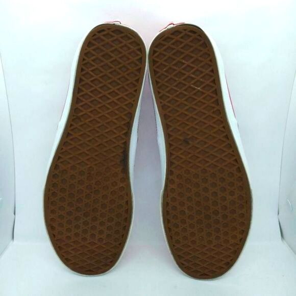 Vans Off The Wall Skateboard Sneakers Mens Size 11.5 Red Shoes Casual Vans - Picture 7 of 8